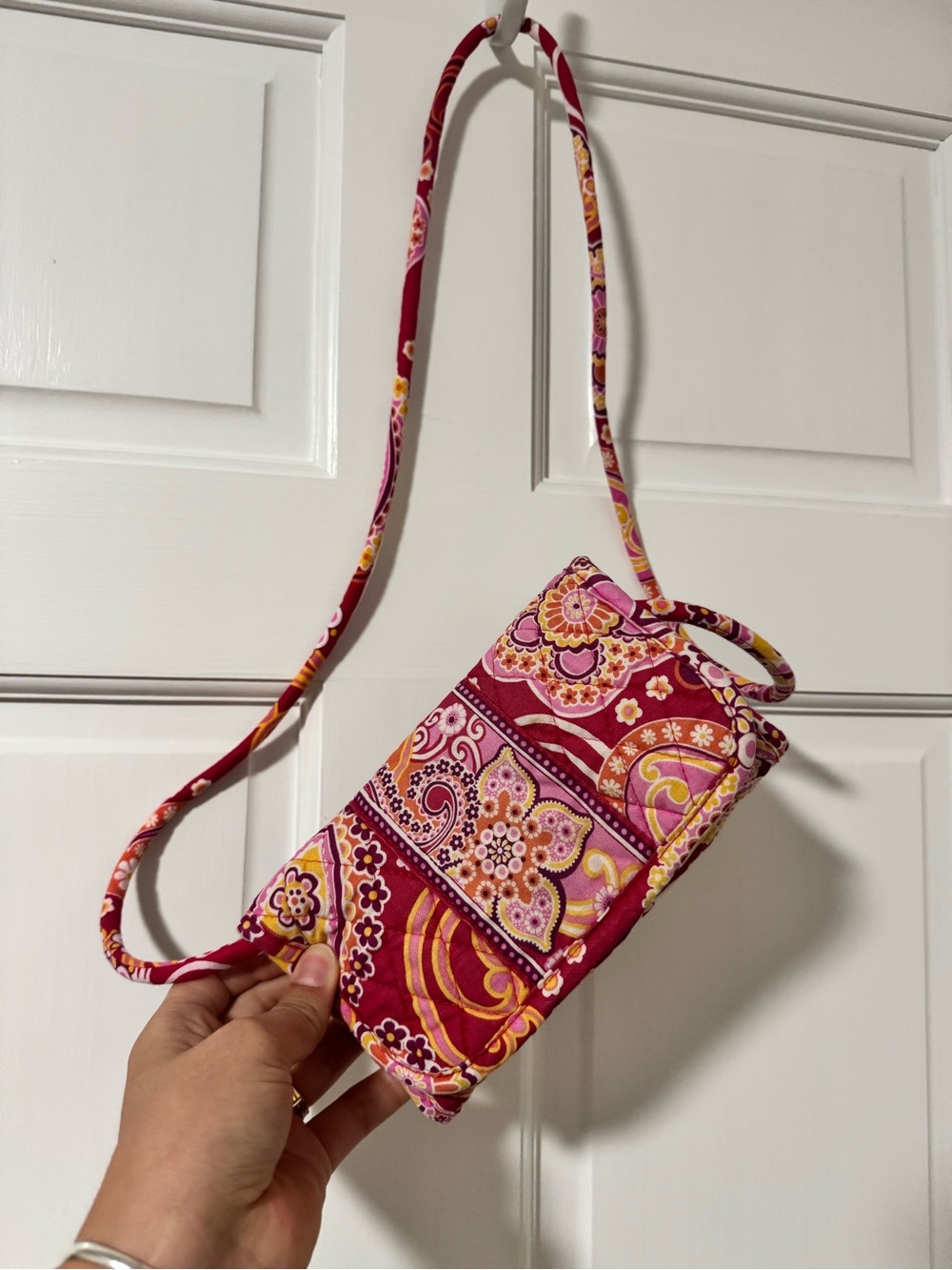 Very Bradley crossbody wallet y2k retired “raspberry fizz” RARE